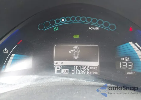 2017 Nissan Leaf Sv из США, поврежденный, VIN 1N4BZ0CP5HC302486